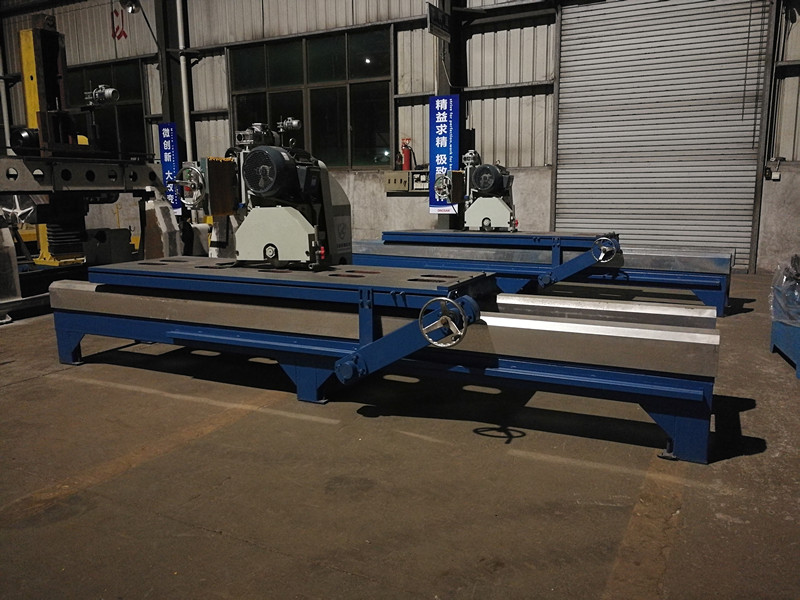 Manual slab edge cutting machine