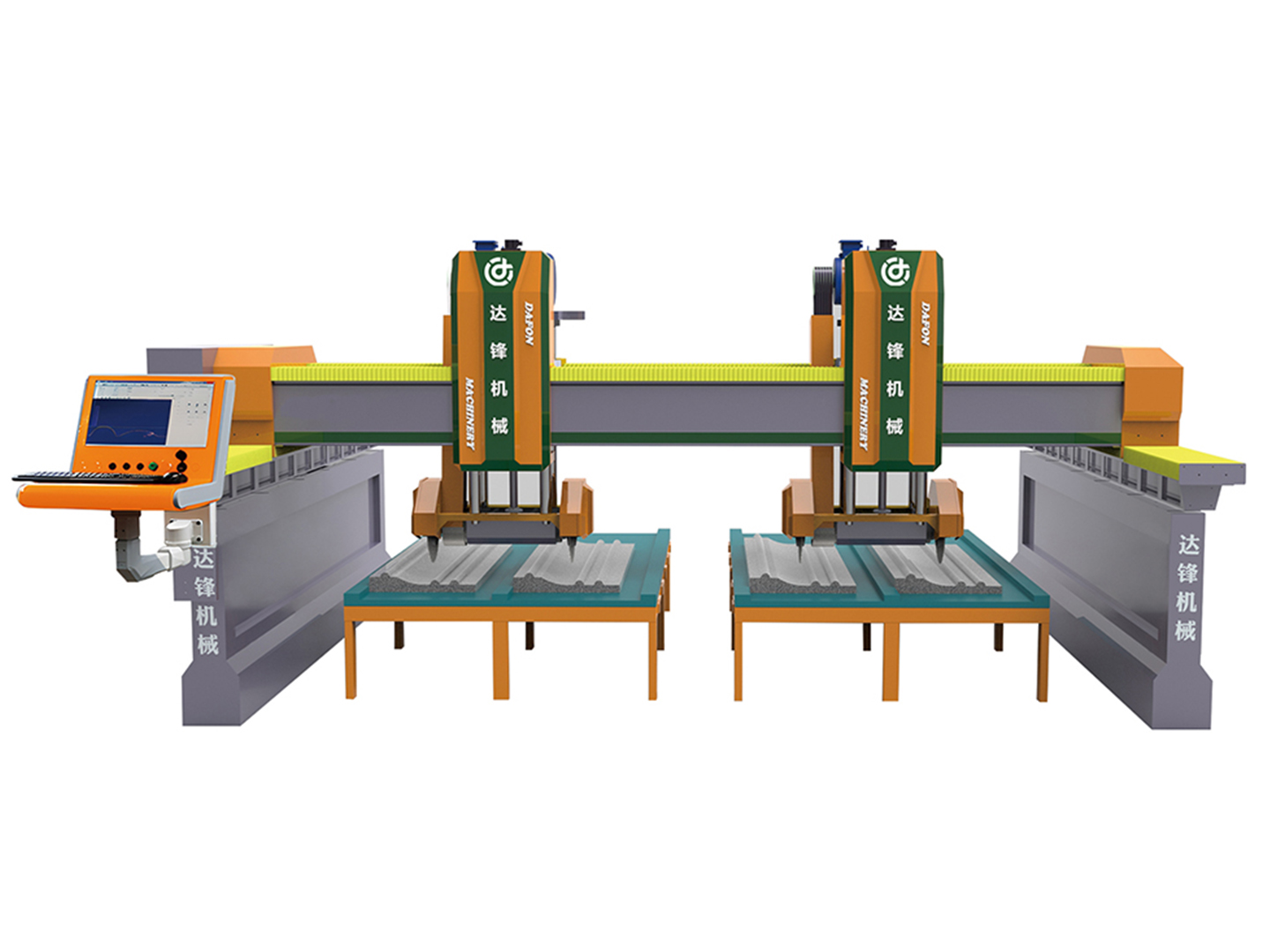 雙頭雙梁數(shù)控仿形機